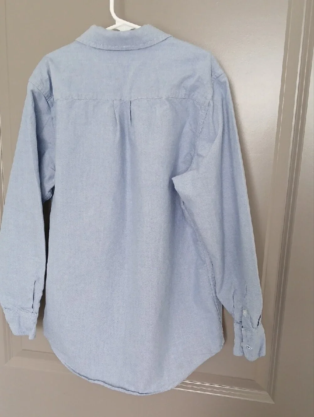 The Children's Place Light Blue Casual Button-Down Shirt for Men